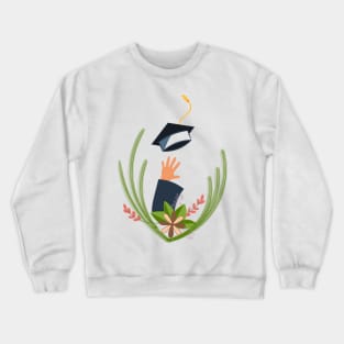 graduation day aesthetic Crewneck Sweatshirt